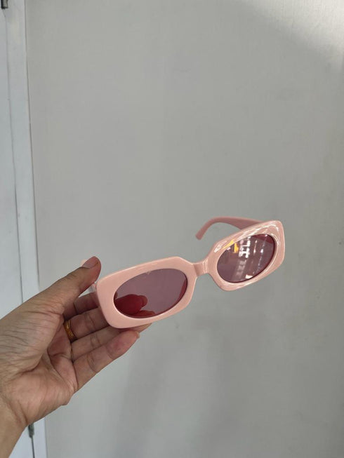 Candy Color Block Retro Glasses